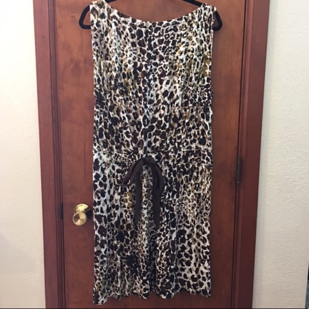MNG by MANGO Leopard Print Dress